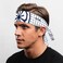 Suddora Daniel-San Lotus Headband, Lightweight and Breathable Tie Style Athletic Headband for Karate, Running, Cycling, Tennis, Versatile Head Gear for Ninja Costumes, Cosplay, Halloween.