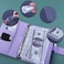 Antner A6 Budget Binder with Zipper Cash Envelopes for Money OrganizerBudgeting, PU Leather Budget Planner Money Saving Binder with Cash Stuffing EnvelopesLabels for Home Office Travel, Purple.