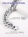 Richsteel Stainless Steel/Gold/Black Plated Link Chain Bracelet for Men 8/12/17mm Width, 7. 4/8. 2/9 Inch Length Classic Jewelry(Gift Wrapped.