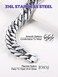 Richsteel Stainless Steel/Gold/Black Plated Link Chain Bracelet for Men 8/12/17mm Width, 7. 4/8. 2/9 Inch Length Classic Jewelry(Gift Wrapped.
