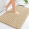 Arotive Luxury Chenille Bathroom Rug Mat, Extra Soft Thick Absorbent Shaggy Bath Rugs, Non-Slip Machine Wash Dry, Plush Bath Mats for Bathroom, Shower and Tub, 30x20, Beige.