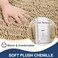 Arotive Luxury Chenille Bathroom Rug Mat, Extra Soft Thick Absorbent Shaggy Bath Rugs, Non-Slip Machine Wash Dry, Plush Bath Mats for Bathroom, Shower and Tub, 30x20, Beige.