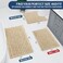 Arotive Luxury Chenille Bathroom Rug Mat, Extra Soft Thick Absorbent Shaggy Bath Rugs, Non-Slip Machine Wash Dry, Plush Bath Mats for Bathroom, Shower and Tub, 24x16, Beige.