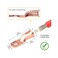 موصلات طرفية للبطارية من نوع Sanuke 4 AWG - 5/16 بوصة، مجموعة أطراف أسلاك نحاسية، أطراف كابلات البطارية مع أنابيب انكماش حراري بنسبة 3:1.