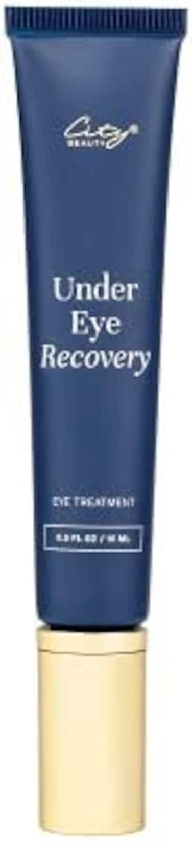 City Beauty Under Eye Recovery - Anti-Aging Eye Cream - SmoothBrighten - Natural Formula with Peptides - Solution For Dark CirclesWrinkles - CleanCruelty-Free Skin Care.