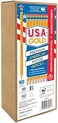 Cra-Z-Art U. S. A. Gold Pre-sharpened American Wood Cased2 HB Yellow Pencils, 60 Pack.
