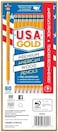Cra-Z-Art U. S. A. Gold Pre-sharpened American Wood Cased2 HB Yellow Pencils, 60 Pack.