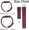 Mugust 8 Pack Sport Bands Compatible with Fitbit Versa 2 / Fitbit Versa/Versa Lite/Versa SE, Classic Soft Silicone Replacement Wristbands Straps for Fitbit Versa 2 Smart Watch Women Men.