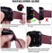 Mugust 8 Pack Sport Bands Compatible with Fitbit Versa 2 / Fitbit Versa/Versa Lite/Versa SE, Classic Soft Silicone Replacement Wristbands Straps for Fitbit Versa 2 Smart Watch Women Men.