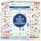 bloom daily planners Monthly Celebrations Planner Stickers for Calendar Decorating, Planning, Scrapbooking - Holiday, Seasonal,General Events (14 Sheets, 1,100Stickers per Pack.