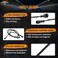 Auxbeam Extension Wiring Harness for 8 Gang Switch Panel BA80, GA80, BB80, GB80, AR-600, AR-800, AR-820, RA80, RA60, RB80, RB80XL, RC-800, Switch Controller Extension Extended Wire Line, 1. 2m/47inch.