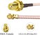 TUOLNK SMA IPX 5 Pack 6inch SMA Female to U. FL IPX IPEX RF Coax Adapter RG178 Pigtail Jumper Cable SMA Female to IPX Coaxial Cable UFL/IPX Cable Mini PCI Extension Cable.