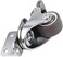 HOWDIA 1'' Swivel Plate Caster Wheels with Brake L-Bracket Side Mount TPR Rubber Small Furniture Replacement Silent Mute Locking Casters Set of 4.