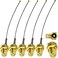 TUOLNK 5 pcs 6inch SMA IPX Cable SMA Female Jack to IPX MHF4 RF Pigtail WiFi Antenna Extension Cable 0. 81mm IPX SMA Pigtail Coaxial Cable.