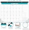 Coboll Desk Calendar 2024-2025 - 18 Monthly Calendar 2024-2025 from July 2024 - December 2025, Calendar 2024-2025 with Large Ruled Blocks for Planning, 12'' X 17''.