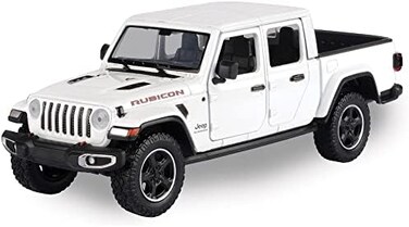 Motormax Toy Motormax 2021 Gladiator Rubicon (Closed TopPickup Truck White 1/24-1/27 Diecast Model Car 79368.