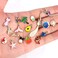 SANNIX 350Pcs Wholesale Bulk Lots Jewelry Making Charms Assorted Pendants for DIY Necklace Bracelet Earring Craft Supplies.