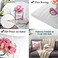 FCOZM Pink Throw Pillow Covers Fashion Women Girls Bed Decorative Pillow Covers 18x18 Perfume High Heels Drink Lipstick Book Print Couch Pillow Covers Accent Square Velvet Pillowcase Set of 4.
