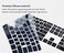 CASEDAO Keyboard Cover Skin for Logitech K860 Ergonomic Keyboard, Logitech Ergo K860 Wireless Ergonomic Keyboard Protector, K860 Split Keyboard Accessories-Black.