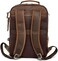 Lannsyne Vintage Genuine Leather Backpack For Men 15. 6 Inch Laptop Bag School Bag Overnight Weekender Camping Daypack Rucksack.