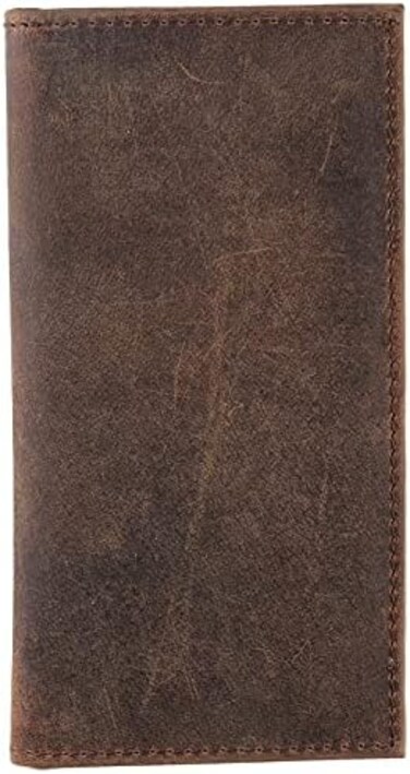 F&amp;L CLASSIC FL CLASSIC Men's RFID Vintage Look Genuine Leather Long Bifold Wallet Checkbook Wallets,buffalo vintage leather, buffalo vintage leather, Bi-fold Long Checkbook Wallet.