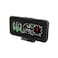 جهاز قياس ميل السيارة MR CARTOOL M60 الرقمي المزود بنظام تحديد المواقع العالمي (GPS) وشاشة عرض رأسية (HUD) ومقياس زاوية الميل ومقياس السرعة بالميل في الساعة مع بوصلة، ملحقات سيارات الدفع الرباعي للطرق