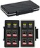JJC CFexpress Type A Card Case, SD Card Case Holder Storage, Water-Resistant Shockproof Memory Card Case Ogranizer for 12 SD Card, 12 CFexpress Type-A Card for Sony Alpha 1 A1 A7SIII A7S3 FX3 FX6 Came