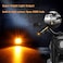 QUASCO Led Turn Signal Lights Universal Mini Size Blinkers Front Motorcycle Indicator Compatible with Harley Honda Kawasaki Suzuki Triumph Yamaha.