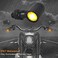 QUASCO Led Turn Signal Lights Universal Mini Size Blinkers Front Motorcycle Indicator Compatible with Harley Honda Kawasaki Suzuki Triumph Yamaha.