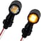 QUASCO Led Turn Signal Lights Universal Mini Size Blinkers Front Motorcycle Indicator Compatible with Harley Honda Kawasaki Suzuki Triumph Yamaha.