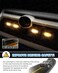 متوافق مع مصابيح LED الأمامية لسيارة تويوتا RAV4 موديلات 2019 2020 2021 2022 2023، ملحقات مصابيح تحذير أمامية مع ضوء كهرماني وضوء أبيض، 4 قطع (غير مناسب لسيارة Adventure/RAV4 PHEV).
