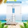 REFFU Heavy Duty Beach Umbrella Sand Anchor, Umbrella Holder Stand with 5 Spiral Screw Safe Stand for Strong Winds.