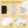 Onlyesh Budget Binder, Cash Envelopes for Budgeting, Money Organizer for Cash, 28Pcs Budget Binder with Cash Envelopes, Marble 6-Ring Money Saving Binder(Black.