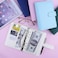Antner A6 PU Leather Notebook Binder Refillable 6 Ring Binder for A6 Filler Paper, Loose Leaf Personal Planner Binder Cover with Magnetic Buckle Closure, White.