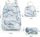 Bluboon School Backpack for Girls Teens Bookbag Set Laptop Backpack Lunch Box with Pencil Bag.