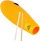 EASTROCK Guiro Instrument 3. 9"x13" Fish Shaped Latin Percussion Instrument with 2 Scrapers Yellow Guiro Instrument Musical Training Tool for Beginners and Professional Band Accompaniment.