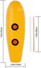 EASTROCK Guiro Instrument 3. 9"x13" Fish Shaped Latin Percussion Instrument with 2 Scrapers Yellow Guiro Instrument Musical Training Tool for Beginners and Professional Band Accompaniment.