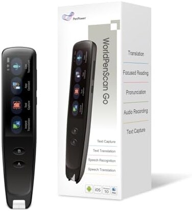 PenPower WorldPen Scan GoOCR Reading PenText to Speech for DyslexiaPen Scanner for Data InputPen TranslatorWireless StandaloneLCD TouchscreenWi-Fi Connection.