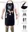 Binggle Funny Cooking Chef Apron for Men with Pockets BBQ Kitchen Work Aprons Birthday Father's day Creative Gifts for Dad.