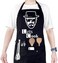 Binggle Funny Cooking Chef Apron for Men with Pockets BBQ Kitchen Work Aprons Birthday Father's day Creative Gifts for Dad.