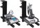 Hikig 2 Set The Desk Mount for The Flight Sim Game Joystick, Throttle and Hotas Systems. Fully Support Almost All of Flight Sim Game Hand-Control Devices Compatible with Thrustmaster HOTAS Warthog.