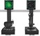 Hikig 2 Set The Desk Mount for The Flight Sim Game Joystick, Throttle and Hotas Systems. Fully Support Almost All of Flight Sim Game Hand-Control Devices Compatible with Thrustmaster HOTAS Warthog.