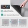 Golener Coffee Maker Mat for Countertops, Coffee Bar Accessories Fit Under Coffee Machine Mat, 19"x12" Rubber Backed Coffee Pots, Table Mat Under Appliance, Dish Drying Mat, Marble Gray for Kitchen Co
