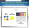 ABERLLS Dry Erase White Board, 16inX12in Large Magnetic Desktop Whiteboard with Stand, 10 Markers, 4 Magnets, 1 Eraser, Portable Double-Sided White Board Easel for Kids Memo to Do List Desk School.