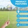 SENSORY4U Rainbow Twirler Stick - 4 Pack - Magic Party Bubble Wand - Spin Twirl Swirl and Dazzle - Fun Addicting Party Favor.