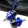 MOWOK Motorcycle Swing Arm Spools Sliders CNC Swing Arm Stand Screw Swingarm Stand Paddock Compatible for Suzuki GSXR1000 GSXR1300 GSXR600 GSXR750 GSXR 125 GSXR 150 (Blue.