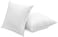 SNUG&amp;COZY SNUGCOZY Luxury Goose Down Feather Pillow Inserts - 18x18IN, Double Layered Down-Proof Design, Ultra-Soft Cover, High Fill Weight, Pack of 2, White.