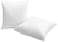 SNUG&amp;COZY SNUGCOZY Luxury Goose Down Feather Pillow Inserts - 18x18IN, Double Layered Down-Proof Design, Ultra-Soft Cover, High Fill Weight, Pack of 2, White.
