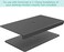 WALI Steel Reinforcement Bracket for Thin, Glass Compatible with Most Monitor Mount Stand Grommet C Clamp (CGRP-BBlack.
