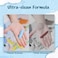 YPLUS Peanut Crayons for Kids, 24 Colors Washable Toddler, Non-Toxic Baby Art Supplies, Ages 1-8, Christmas Stocking Stuffers.